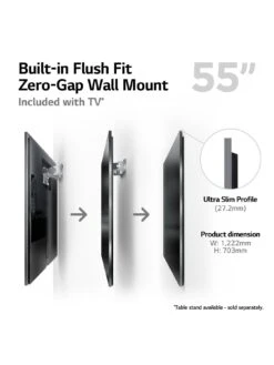 LG 2023 Evo G3 - 55 Inch, 4K OLED, Smart TV -Digital Station VI2WO SQ4 0000000035 SILVER SLd