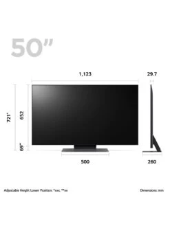 LG 2023 QNED81 - 50-inch, 4K Ultra HD HDR, QNED NanoCell, Smart TV -Digital Station VI2WW SQ4 0000000020 BLUE SLd