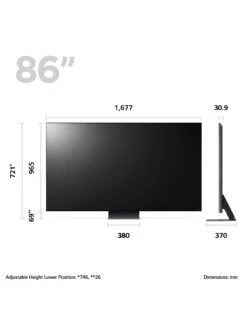 LG 2023 QNED 81 - 86-inch, 4K Ultra HD HDR, QNED, Smart TV 86QNED816RE -Digital Station VI2X0 SQ4 0000000020 BLUE SLd