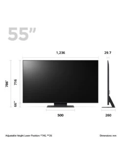 LG 55UR91006LA 2023 UR91 55-inch, 4K Ultra HD HDR, Smart TV -Digital Station VI2X3 SQ4 0000000020 BLUE SLd