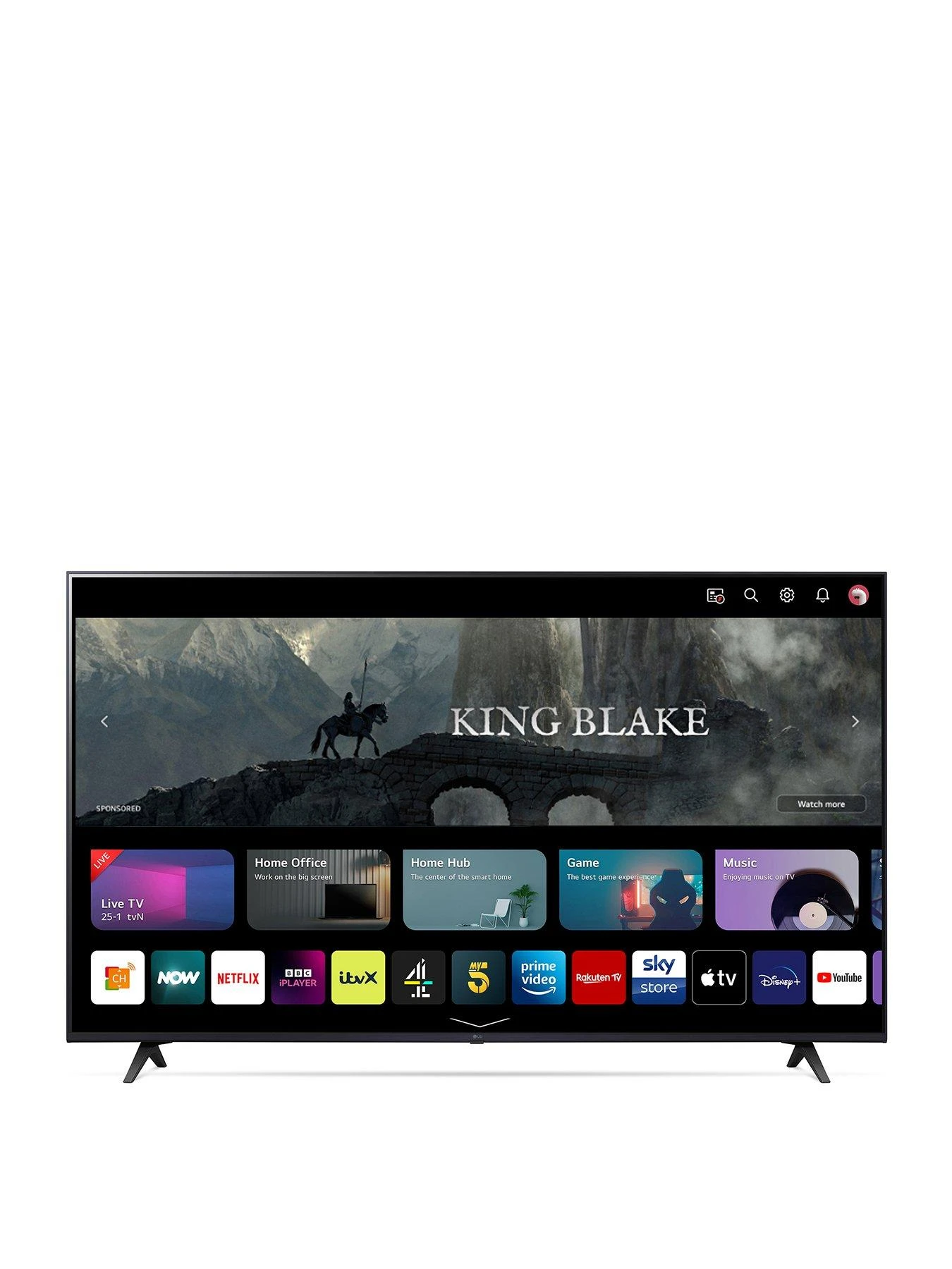 LG 2023 UR80 Series - 50-inch, LED, 4K Ultra HD, HDR, Smart TV 50UR80006LJ 3 LG 2023 UR80 Series - 50-inch, LED, 4K Ultra HD, HDR, Smart TV 50UR80006LJ - Image 3