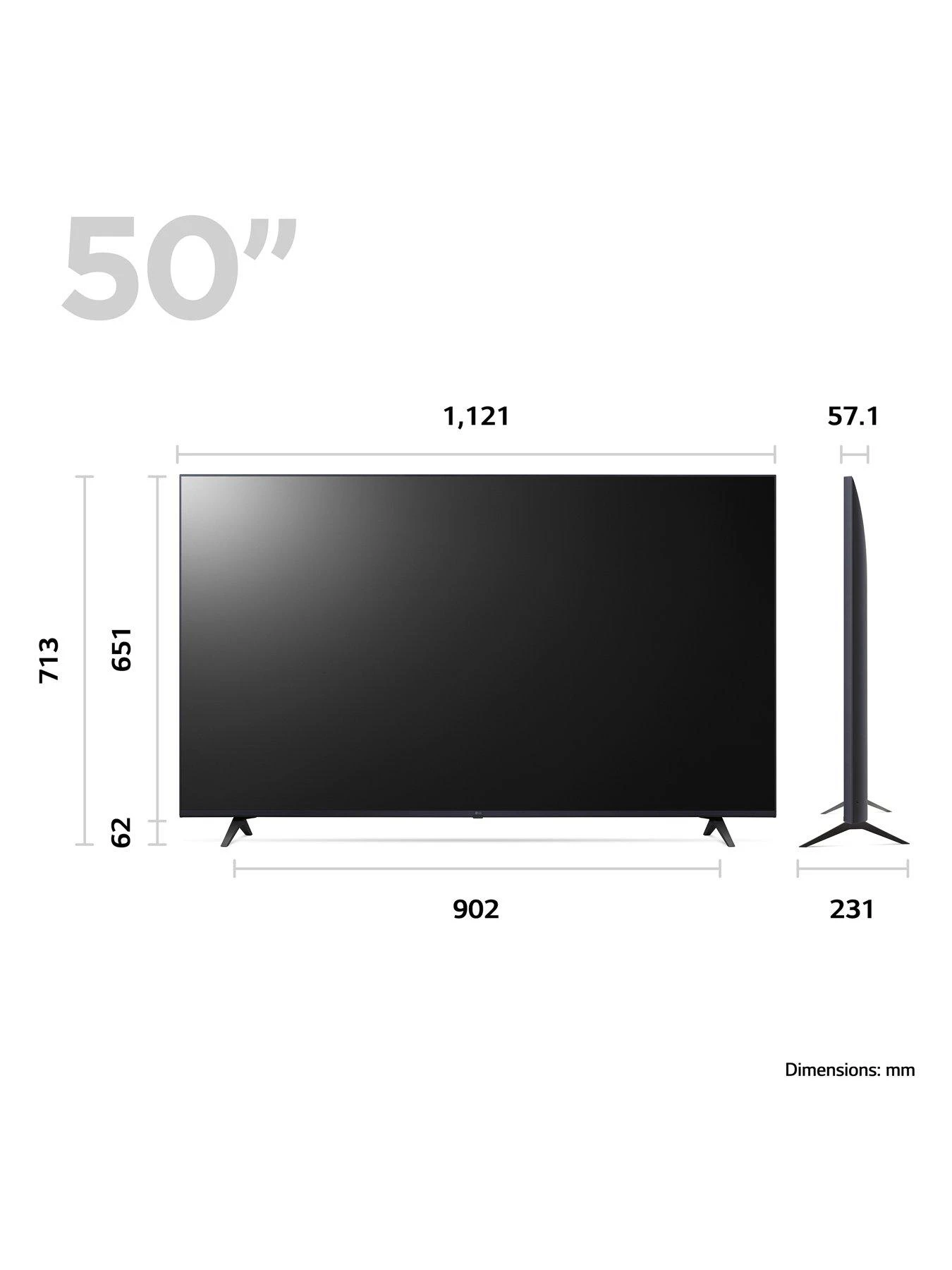 LG 2023 UR80 Series - 50-inch, LED, 4K Ultra HD, HDR, Smart TV 50UR80006LJ 4 LG 2023 UR80 Series - 50-inch, LED, 4K Ultra HD, HDR, Smart TV 50UR80006LJ - Image 4