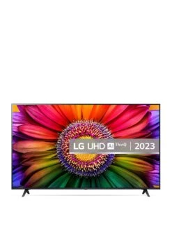 LG 2023 UR80 - 55-inch, LED, 4K Ultra HD, HDR, Smart TV 55UR80006LJ