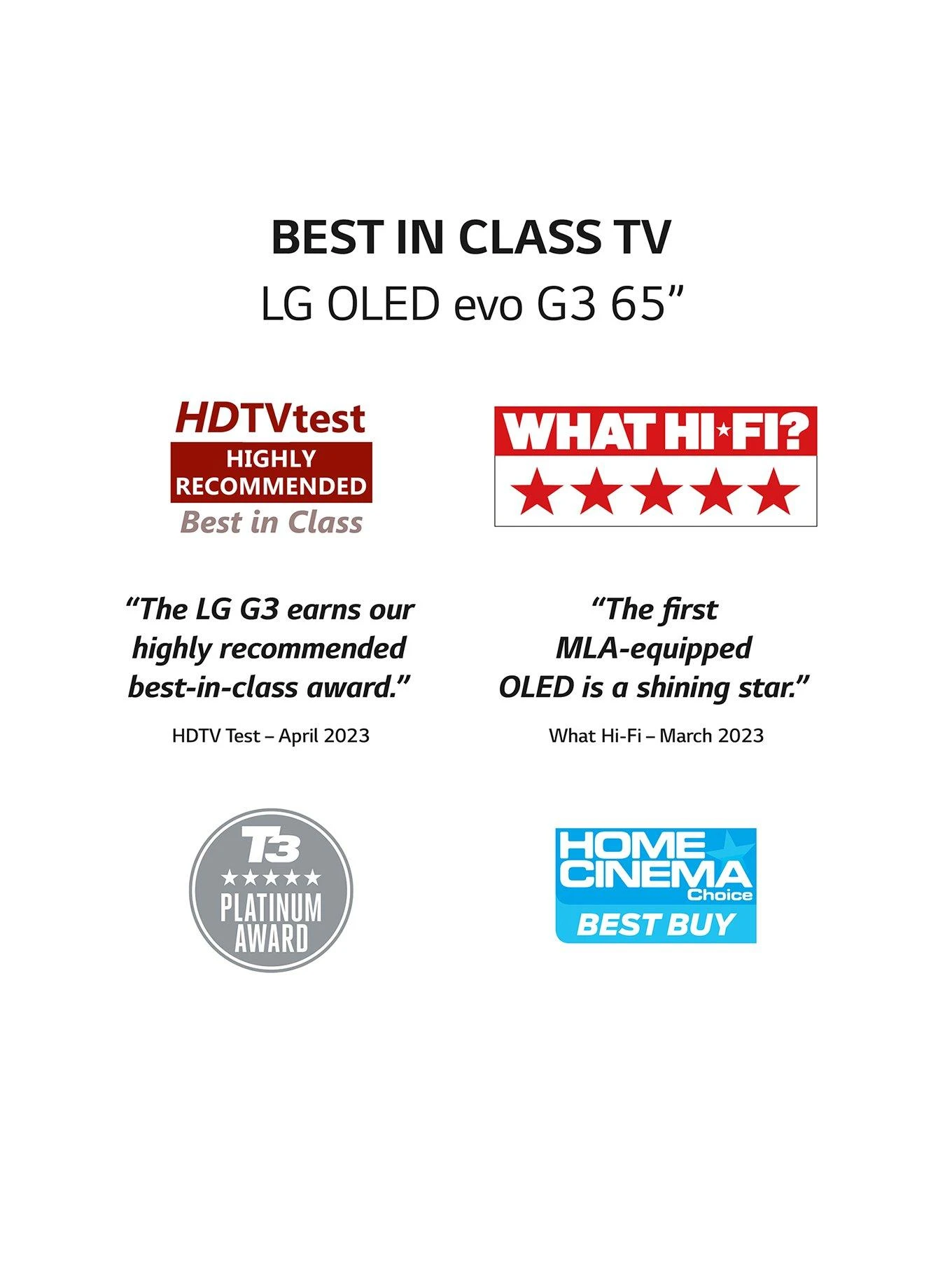 LG 2023 Evo G3 - 65 Inch, 4K OLED, Smart TV 3 LG 2023 Evo G3 - 65 Inch, 4K OLED, Smart TV - Image 3