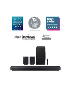 Samsung HW-Q990C 11.1.4ch Wireless Dolby Atmos Soundbar With Rear Speakers, Subwoofer And Q Symphony -Digital Station VICZA SQ3 0000000099 N A SLa