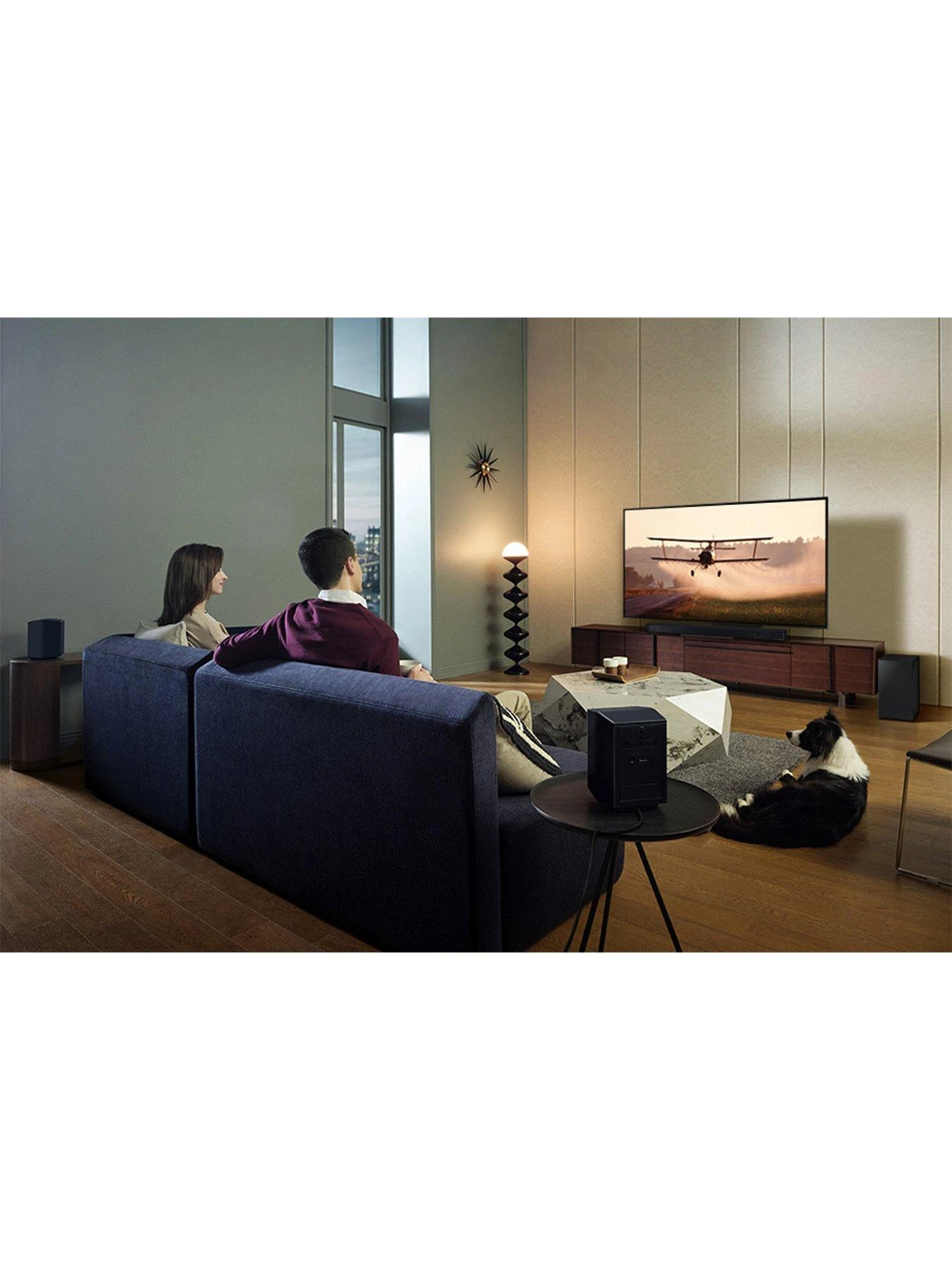 Samsung HW-Q930C 9.1.4ch Wireless Dolby Atmos Soundbar With Rear Speakers, Subwoofer And Q-Symphony 7 Samsung HW-Q930C 9.1.4ch Wireless Dolby Atmos Soundbar With Rear Speakers, Subwoofer And Q-Symphony - Image 7