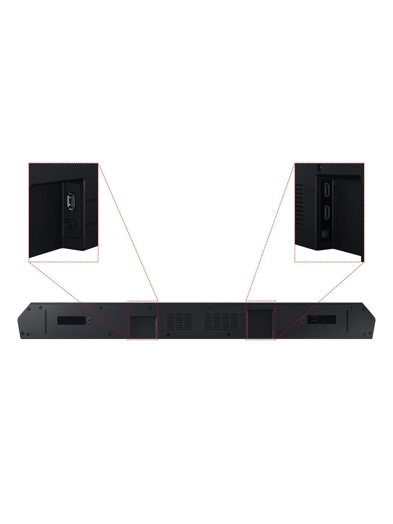 Samsung HW-Q600C 3.1.2ch Wireless Dolby Atmos Soundbar With Subwoofer And Q-Symphony 5 Samsung HW-Q600C 3.1.2ch Wireless Dolby Atmos Soundbar With Subwoofer And Q-Symphony - Image 5