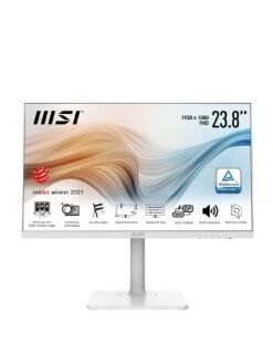 MSI Modern MD241PW 23.8 Inch, Full HD, 75Hz, IPS, USB Type-C, Monitor With Adjustable Stand & Built-in Speakers