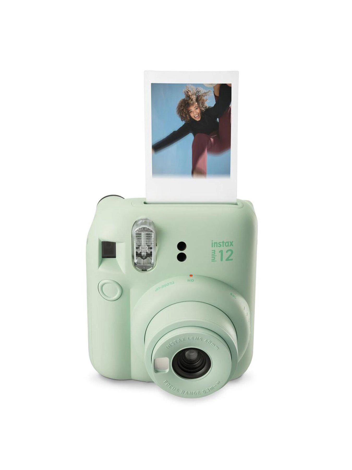 Fujifilm Instax Mini 12 Instant Camera With 20 Shot Film Pack - Mint Green 4 Fujifilm Instax Mini 12 Instant Camera With 20 Shot Film Pack - Mint Green - Image 4