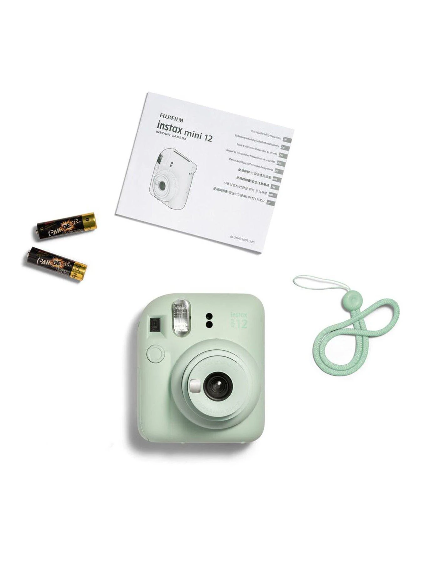 Fujifilm Instax Mini 12 Instant Camera With 20 Shot Film Pack - Mint Green 5 Fujifilm Instax Mini 12 Instant Camera With 20 Shot Film Pack - Mint Green - Image 5
