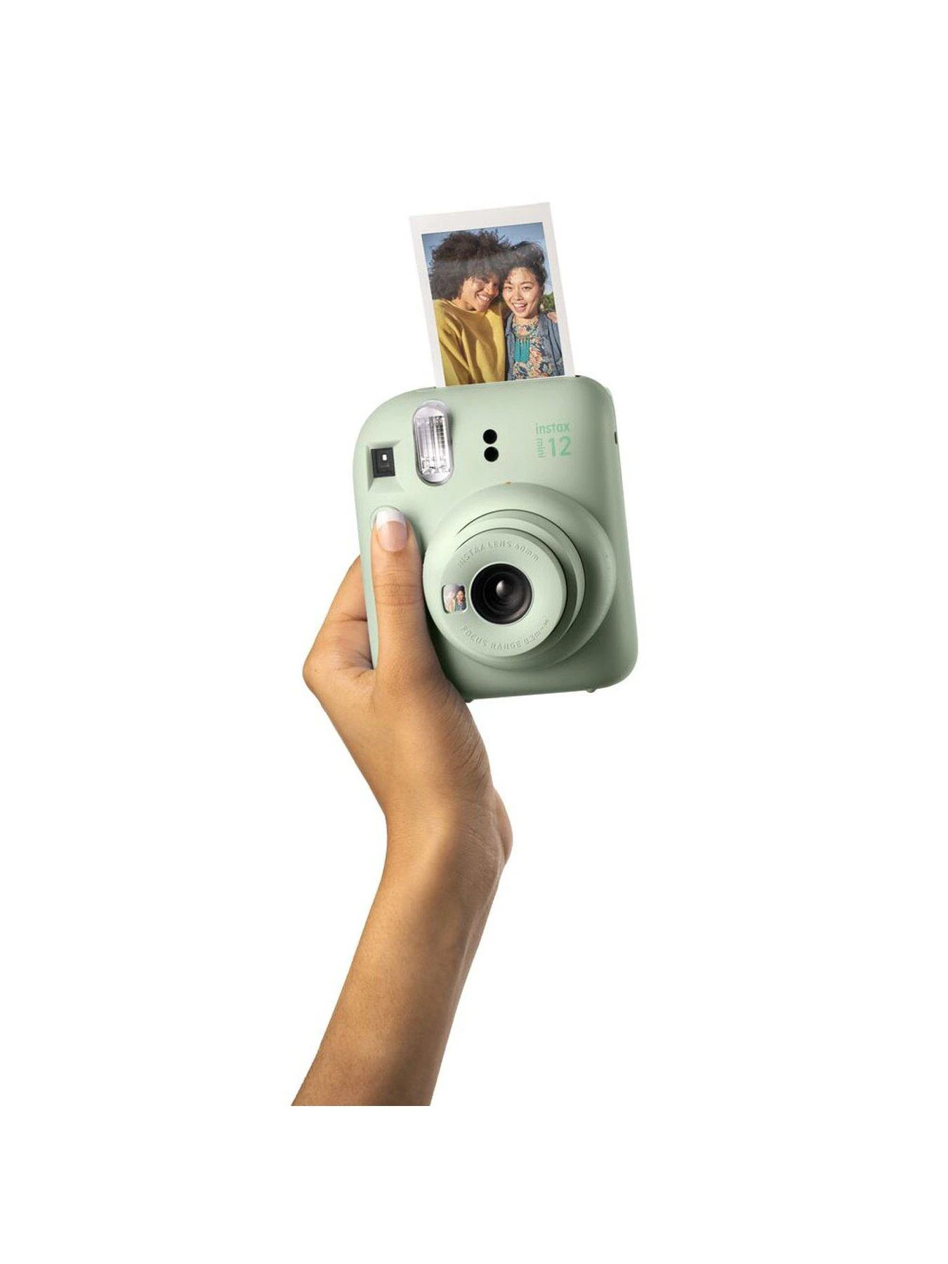 Fujifilm Instax Mini 12 Instant Camera With 20 Shot Film Pack - Mint Green 7 Fujifilm Instax Mini 12 Instant Camera With 20 Shot Film Pack - Mint Green - Image 7