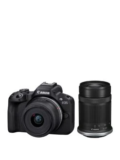 Canon® Canon EOS R50 APS-C Mirrorless Camera Inc RF-S 18-45mm+ RF-S 55-210mm Lens