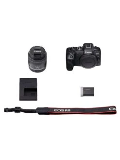 Canon® Canon EOS R8 Full Frame Mirrorless Camera With RF 24-50mm F4.5-6.3 IS STM Lens -Digital Station VIMGJ SQ5 0000000004 BLACK SLd1