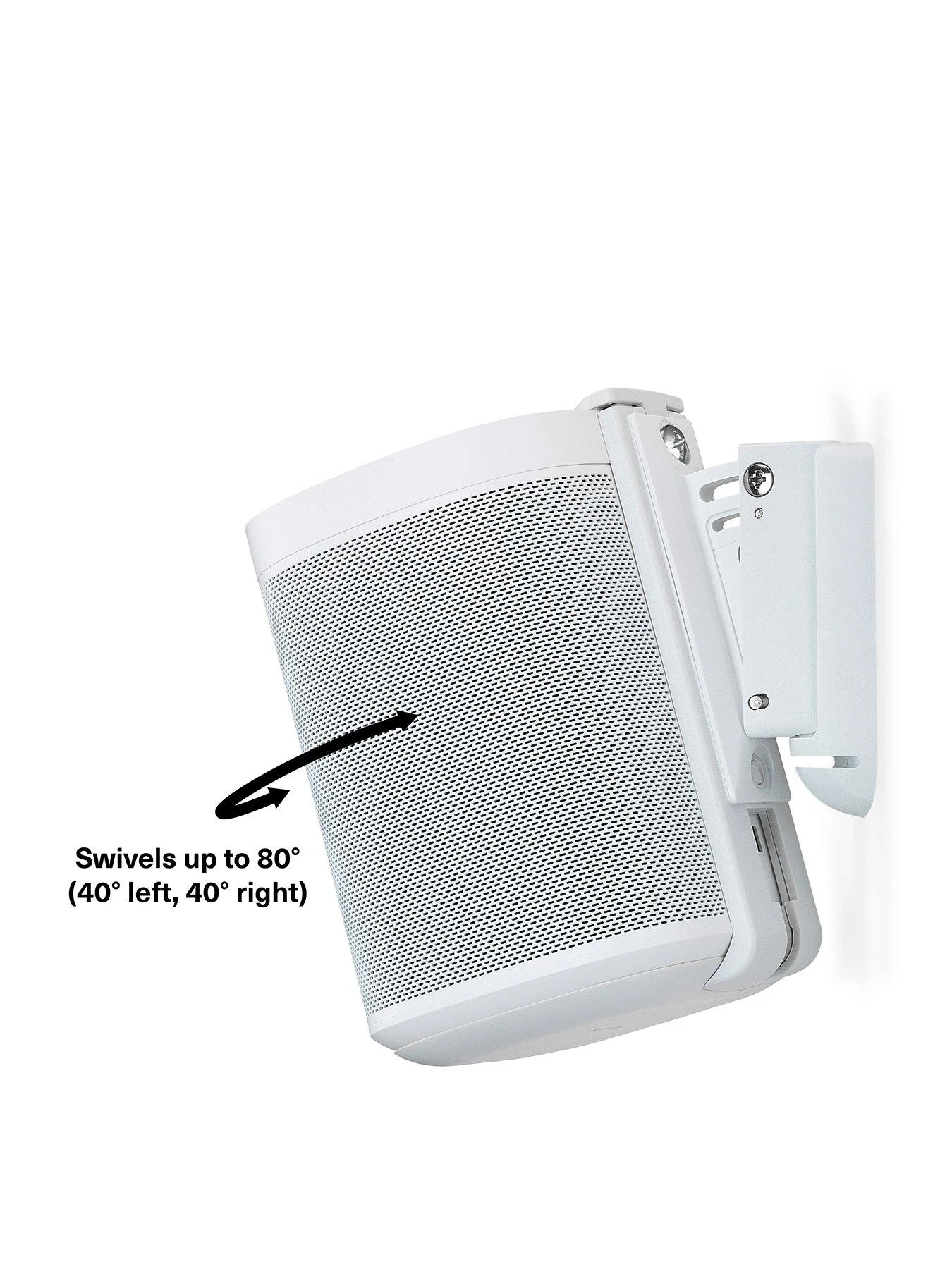 Flexson Wall Mount For Sonos One, One SL And Play:1 - White Single 3 Flexson Wall Mount For Sonos One, One SL And Play:1 - White Single - Image 3