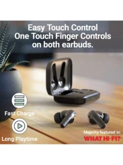 Majority TRU 1 Wireless Bluetooth Earbuds - Black 11 Majority TRU 1 Wireless Bluetooth Earbuds - Black -Digital Station VIQN9 SQ4 0000000004 BLACK SLd