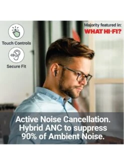 Majority Tru 2 ANC Earphones Black -Digital Station VIQNB SQ4 0000000004 BLACK SLd