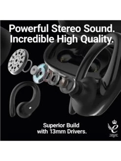 Majority Tru Sport TWS Earphones Black -Digital Station VIQNC SQ6 0000000004 BLACK SLd2