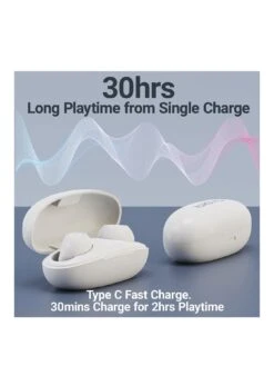 Majority Tru Bio TWS Earbuds White 10 Majority Tru Bio TWS Earbuds White -Digital Station VIQNF SQ3 0000000013 WHITE SLa