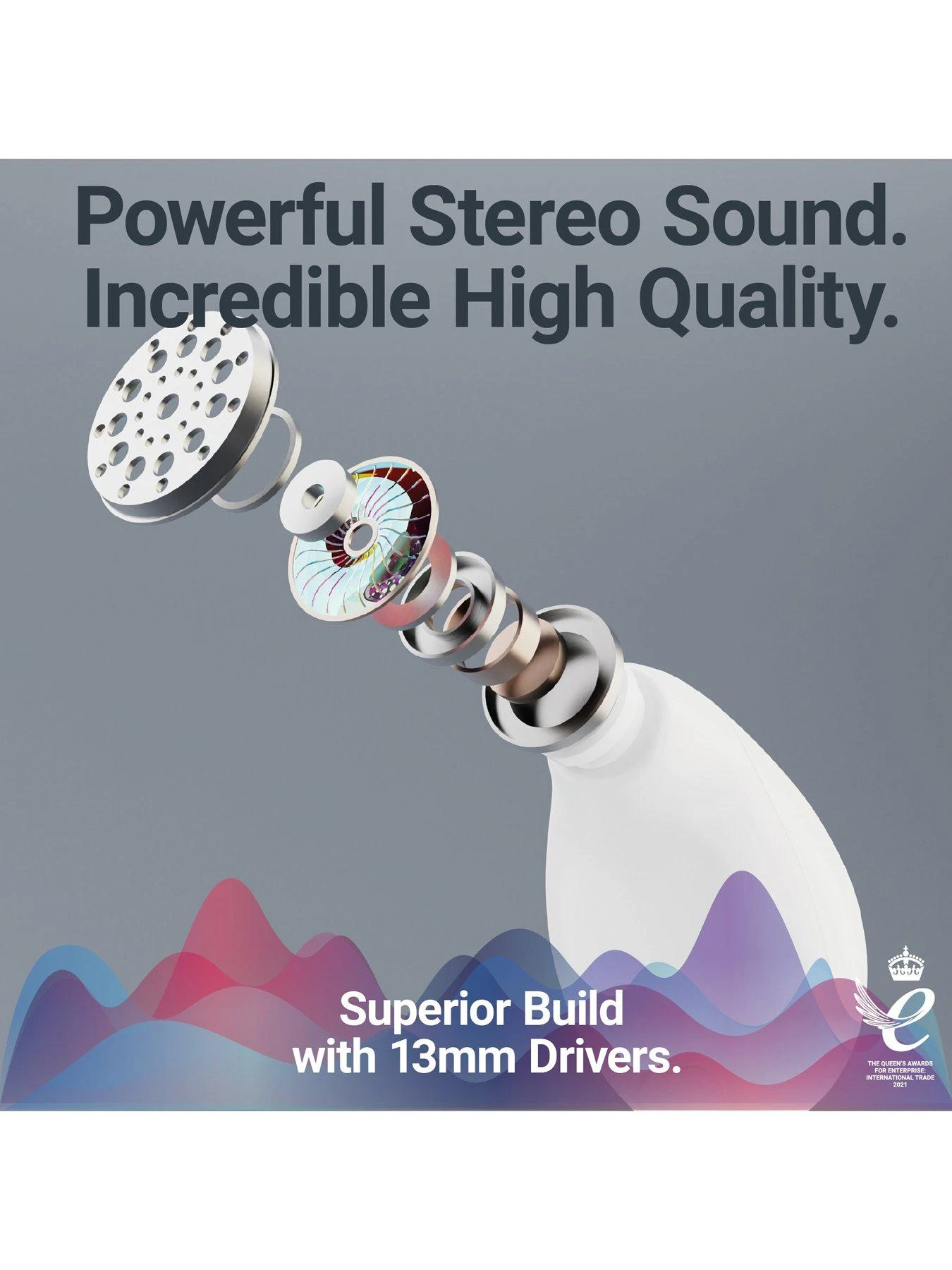 Majority Tru Bio TWS Earbuds White 5 Majority Tru Bio TWS Earbuds White - Image 5