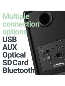 Majority D40 Bookshelf Monitor Speakers -Digital Station VIQNU SQ4 0000000004 BLACK SLd