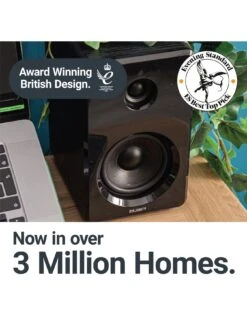 Majority D40 Bookshelf Monitor Speakers -Digital Station VIQNU SQ6 0000000004 BLACK SLd2