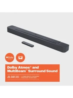 JBL BAR 300 5.0-ch Soundbar With MultiBeam And Virtual Dolby Atmos -Digital Station VIU29 SQ6 0000000004 BLACK SLd2