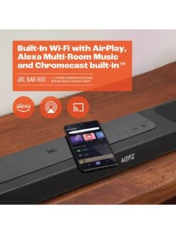 JBL BAR 800 5.1.2-ch Soundbar With Dolby Atmos, Wireless Sub And Detachable Surround Speakers 9 JBL BAR 800 5.1.2-ch Soundbar With Dolby Atmos, Wireless Sub And Detachable Surround Speakers -Digital Station VIU2A SQ5 0000000004 BLACK SLd1