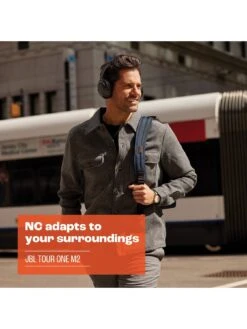 JBL TOUR ONE M2 Wireless Over-Ear Adaptive Noise Cancelling Headphones - Black -Digital Station VIU2O SQ6 0000000004 BLACK SLd2