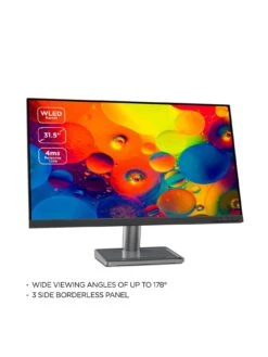 Lenovo L32p-30 32in UHD 60 Hz Monitor -Digital Station VIZW6 SQ3 0000000004 BLACK SLa