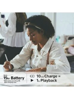 Sony WF-C700N True Wireless Noise Cancelling Earbuds - All-day Comfort - Up To 15H Battery Life With Charging Case - Black -Digital Station VJ1WO SQ6 0000000004 BLACK SLd2