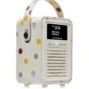 VQ Retro Mini Portable DAB Radio With Bluetooth - Polka Dot