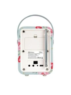 VQ Cath Kidson Mini Portable DAB+ Digital Radio With Bluetooth - Antique Rose -Digital Station VJ1XC SQ5 0000000067 CREAM SLd1