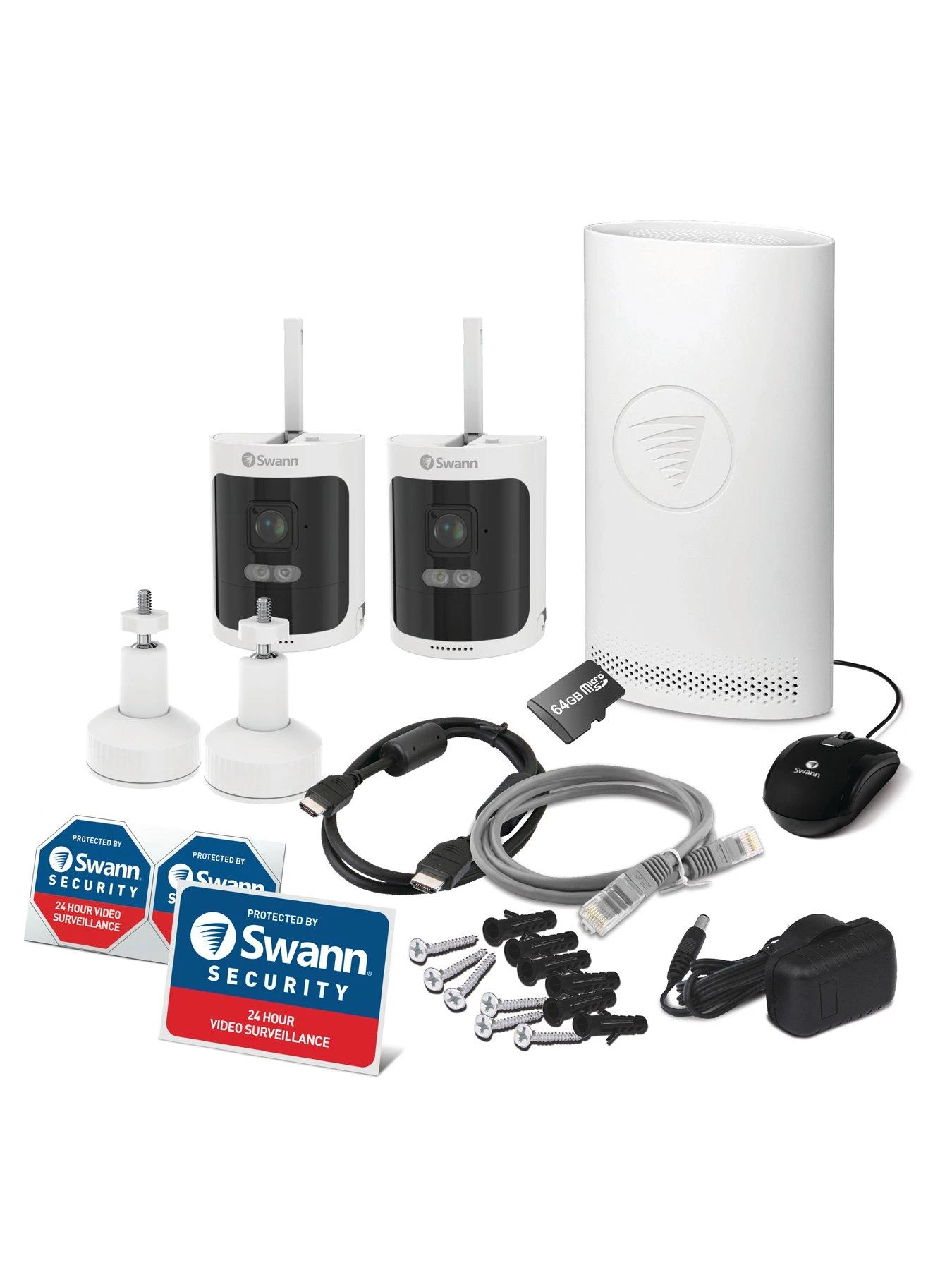 Swann NVW-800 4ch Wi-Fi NVR / 64GB SD Card / 2x SWNVW-600CMB 2K Wire Free Cameras 4 Swann NVW-800 4ch Wi-Fi NVR / 64GB SD Card / 2x SWNVW-600CMB 2K Wire Free Cameras - Image 4