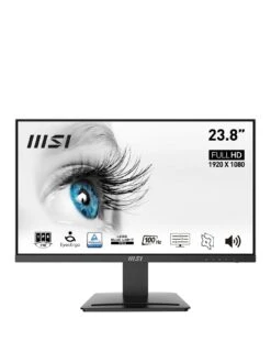 MSI PRO MP243X 24 Inch, Full HD, 100Hz, IPS, Flat Monitor With Built-in Speakers