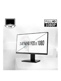 MSI PRO MP243X 24 Inch, Full HD, 100Hz, IPS, Flat Monitor With Built-in Speakers -Digital Station VJ7VY SQ3 0000000004 BLACK SLa