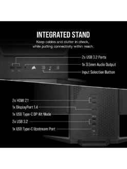 CORSAIR Xeneon Flex 45WQHD240 45-inch Widescreen OLED Black Bendable Monitor -Digital Station VJ84R SQ6 0000000004 BLACK SLd2