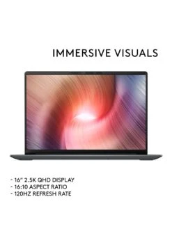 Lenovo IdeaPad 5 Pro 16 Laptop - 16in QHD, RTX 3050 Ti, AMD Ryzen 7, 16GB RAM, 512GB SSD - Grey -Digital Station VJAQ3 SQ3 0000000005 GREY SLa