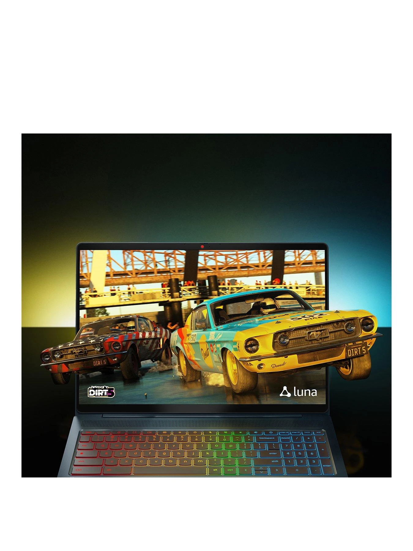 Lenovo IdeaPad 5i Gaming Chromebook Plus - 16in WQXGA, Intel Core I5, 8GB RAM, 512GB SSD - Blue 3 Lenovo IdeaPad 5i Gaming Chromebook Plus - 16in WQXGA, Intel Core I5, 8GB RAM, 512GB SSD - Blue - Image 3