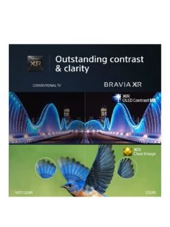 Sony XR55A80LU, 55-inch, 4K HDR, XR OLED, Google TV -Digital Station VJELB SQ3 0000000004 BLACK SLs