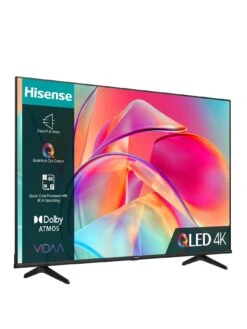 Hisense 50E7KQTUK, 50-inch, QLED, 4K Ultra HD, Smart TV -Digital Station VKT1E SQ2 0000000004 BLACK SLb