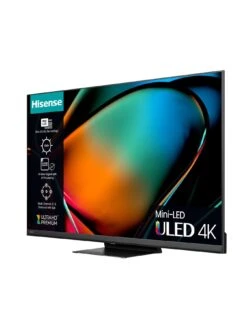 Hisense 65U8KQTUK, Mini-LED, 4K HDR10, Smart TV -Digital Station VKT1S SQ4 0000000004 BLACK SLd