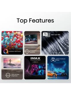 Hisense 55U8KQTUK, 55 Inch, Mini-LED, Ultra HD 4K, Smart TV -Digital Station VKT1U SQ5 0000000004 BLACK SLd1