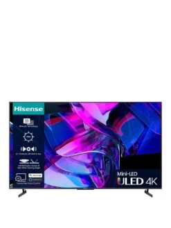 Hisense 75U7KQTUK, 75-inch, 4K Ultra HD HDR, Mini-LED, Smart TV