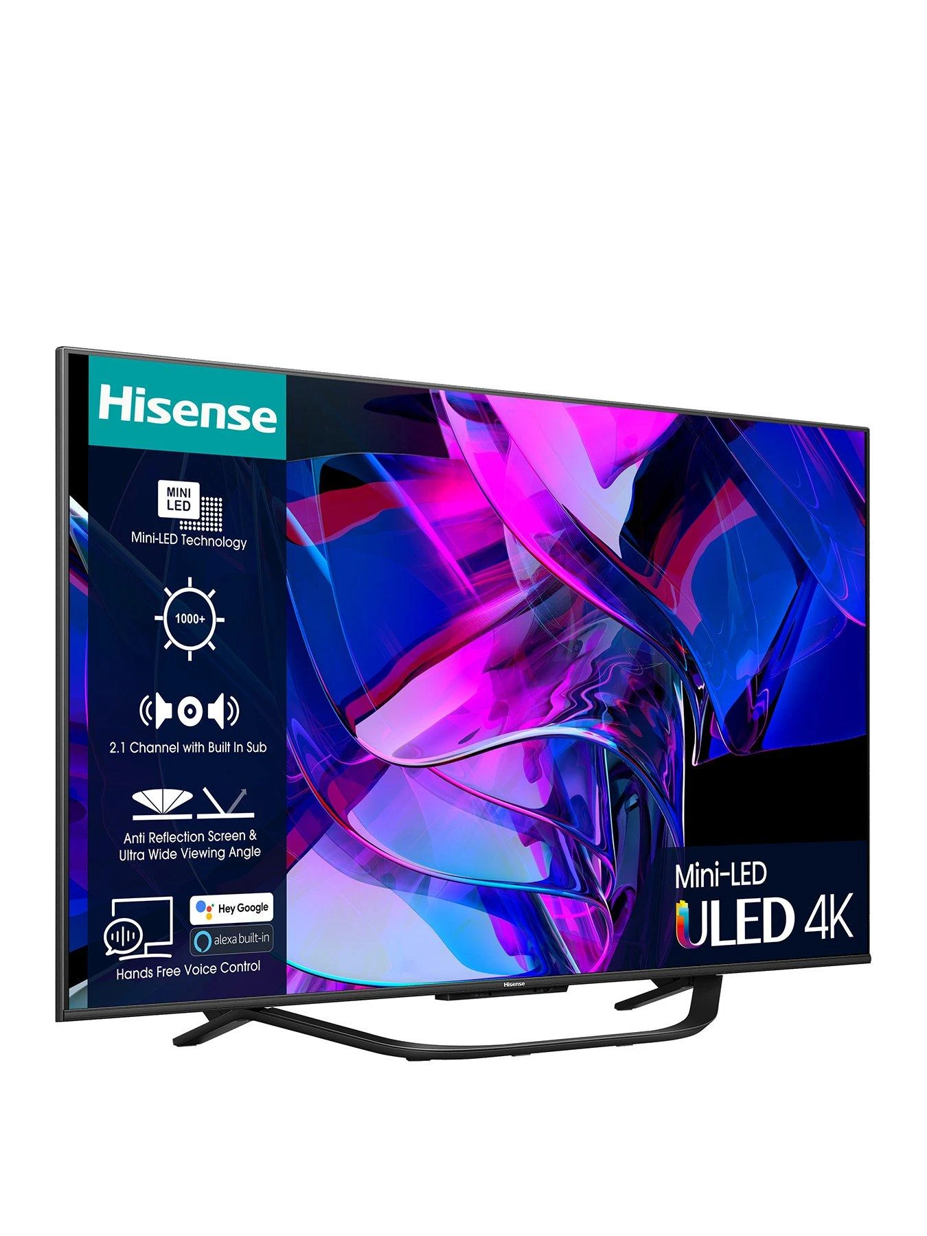 Hisense 75U7KQTUK, 75-inch, 4K Ultra HD HDR, Mini-LED, Smart TV 3 Hisense 75U7KQTUK, 75-inch, 4K Ultra HD HDR, Mini-LED, Smart TV - Image 3