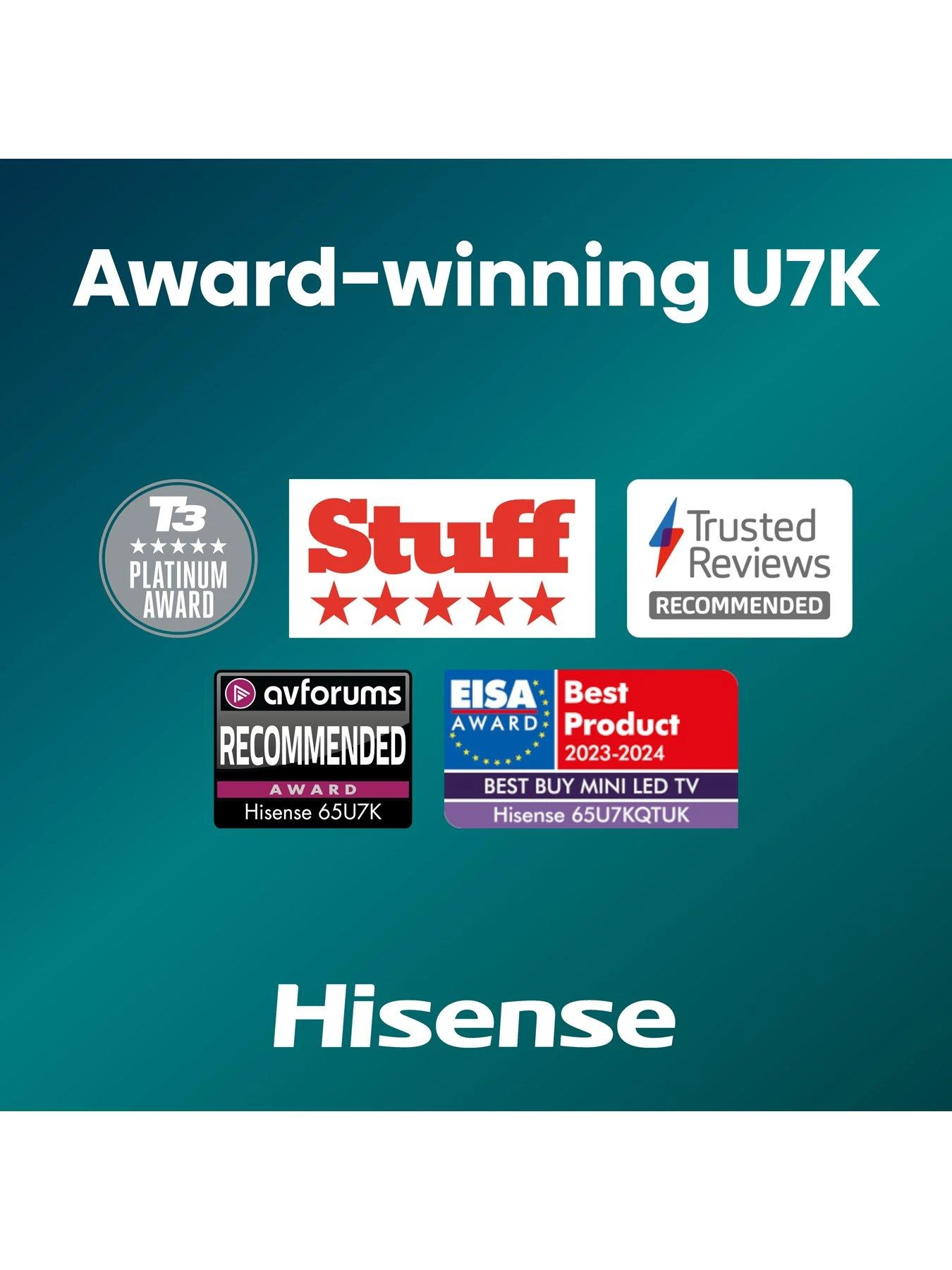 Hisense 65U7KQTUK, 65 Inch, 4K Ultra HD HDR, Mini-LED, Smart TV 7 Hisense 65U7KQTUK, 65 Inch, 4K Ultra HD HDR, Mini-LED, Smart TV - Image 7
