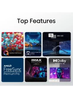 Hisense 55U7KQTUK, 55 Inch, 4K Ultra HD HDR, Mini LED, Smart TV -Digital Station VKT1X SQ5 0000000004 BLACK SLd1