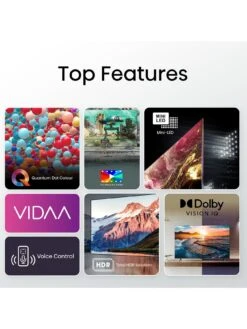 Hisense 65U6KQTUK, 65 Inch, 4K Ultra HD HDR, Mini-LED, Smart TV 9 Hisense 65U6KQTUK, 65 Inch, 4K Ultra HD HDR, Mini-LED, Smart TV -Digital Station VKT1Y SQ4 0000000004 BLACK SLd