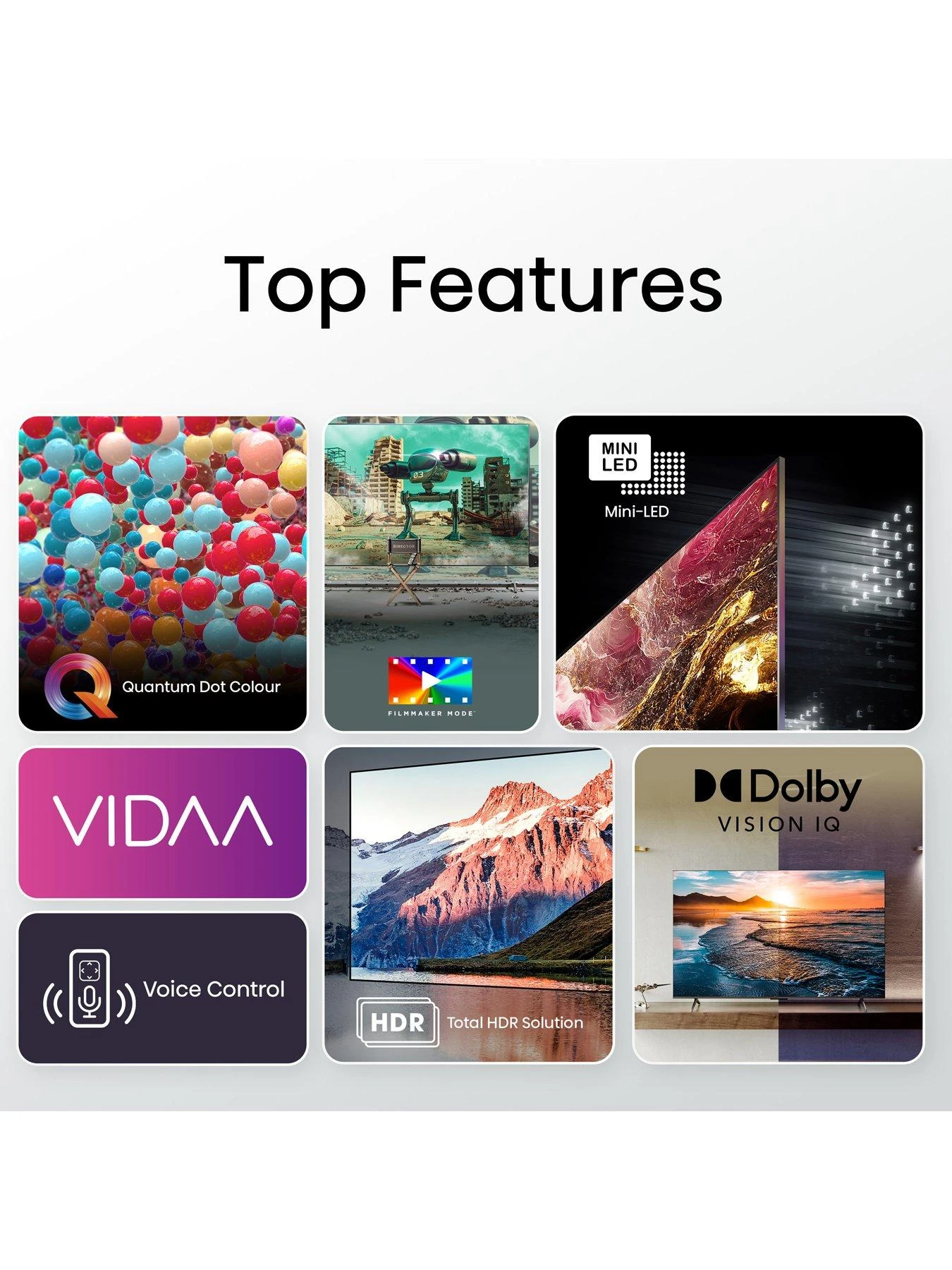 Hisense 65U6KQTUK, 65 Inch, 4K Ultra HD HDR, Mini-LED, Smart TV 4 Hisense 65U6KQTUK, 65 Inch, 4K Ultra HD HDR, Mini-LED, Smart TV - Image 4
