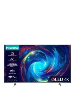 Hisense 65E7KQTUK Pro, 65 Inch, 4K Ultra HD, QLED, Smart TV