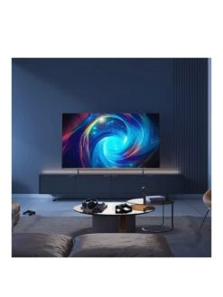 Hisense 55E7KQTUK Pro, 55 Inch, 4K Ultra HD, QLED, Smart TV -Digital Station VKT22 SQ2 0000000004 BLACK SLb